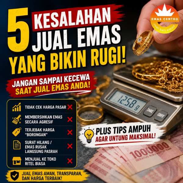 kesalahan jual emas